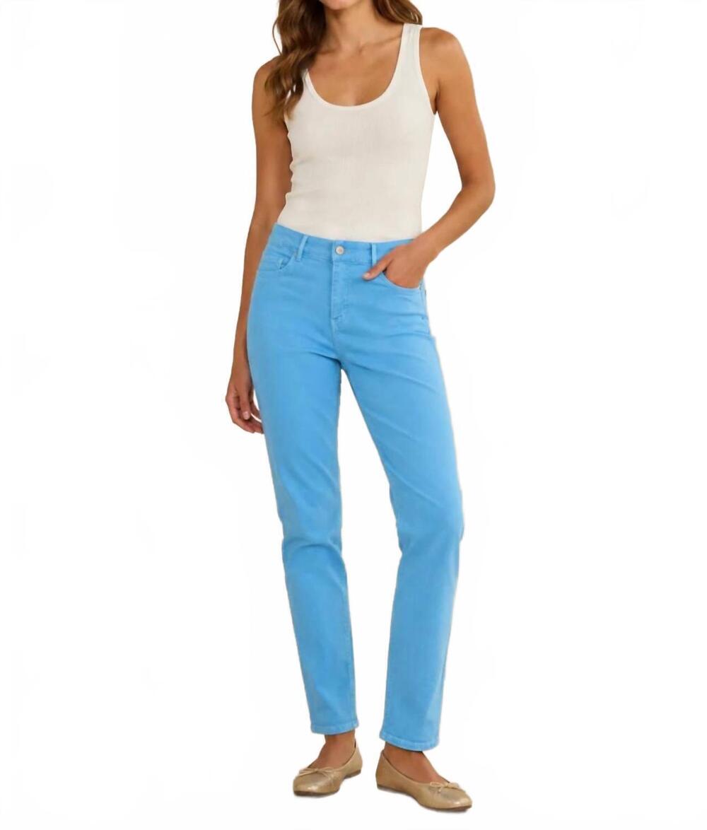 NEW BRAX shakira straight-leg denim jeans in glacier blue